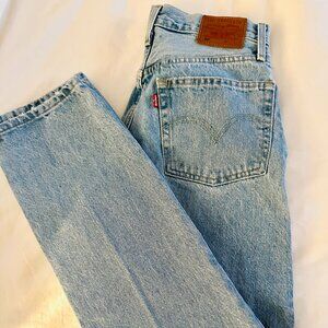 Levi’s 501 Original Button Fly Jeans Light Wash High Rise [Size W25 L30]